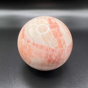 Red Banded Calcite Sphere